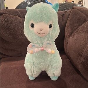 Alpacasso Muse Mint Green Alpaca Plush Large BRAND NEW WITH TAGS